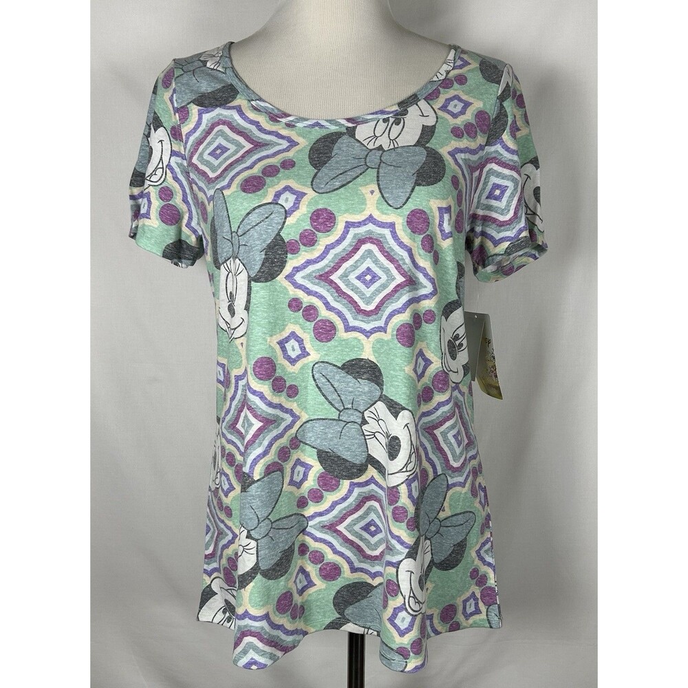 NWT LuLaRoe Disney Minnie Mouse Irma Classic T Shirt Medium Women Tunic Top New